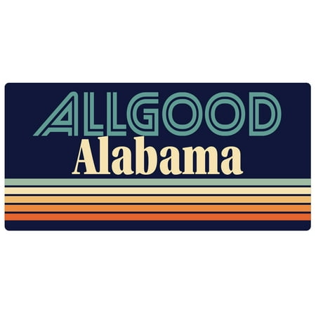Allgood Alabama 5 x 2.5-Inch Fridge Magnet Retro Design