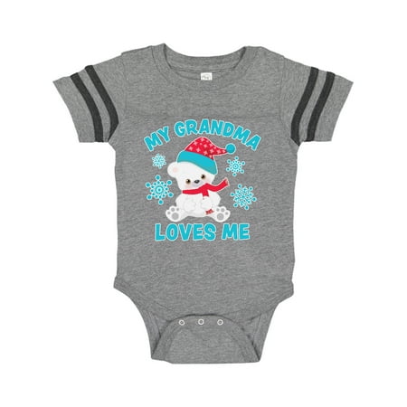 Inktastic Polar Bear My Grandma Loves Me in Santa Hat with Snowflakes Gift Baby Boy or Baby Girl Bodysuit
Inktastic Polar Bear My Grandma Loves Me in Santa Hat with Snowflakes Gift Baby Boy or Baby Girl Bodysuit