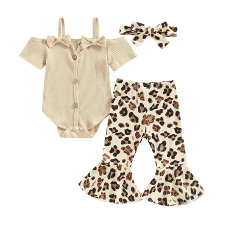 Infant Baby Girl 3Pcs Summer Outfit 3M 6M 12M 18M Short Sleeve Button Down Romper Flared Pants Headband Clothes Set
Infant Baby Girl 3Pcs Summer Outfit 3M 6M 12M 18M Short Sleeve Button Down Romper Flared Pants Headband Clothes Set