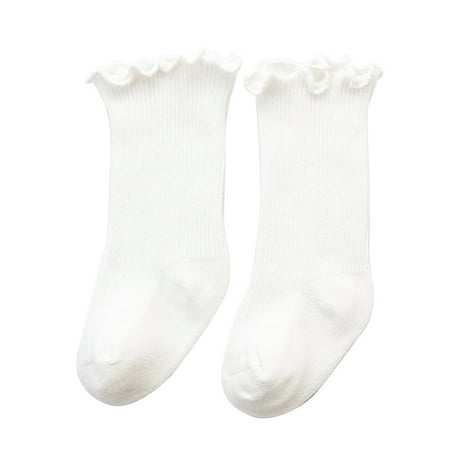 Binpure Baby Warm Stockings Soft Monochrome Skin Friendly Leisure Ruffled Socks 
Binpure Baby Warm Stockings Soft Monochrome Skin Friendly Leisure Ruffled Socks