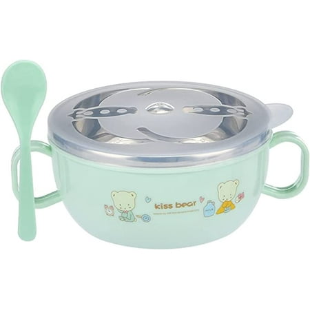 Egebert Insulated Bowl for Hot Food for Kids Lunch with Lid Spoon Kids Bowls Stainless Steel Easy to Clean Baby Bowls Insulated Serving Bowl with Lid Toddler Bowls for Eating Light Green
Egebert Insulated Bowl for Hot Food for Kids Lunch with Lid Spoon Kids Bowls Stainless Steel Easy to Clean Baby Bowls Insulated Serving Bowl with Lid Toddler Bowls for Eating Light Green