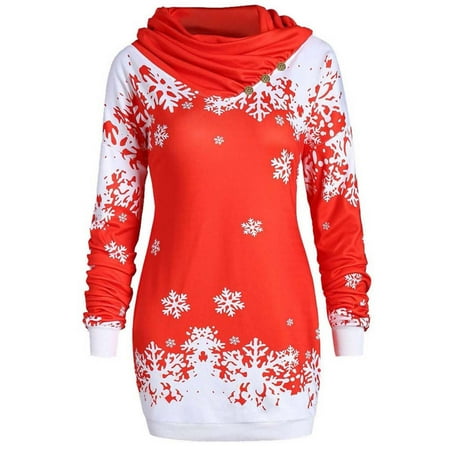 jsaierl Winter Dress for Women Pile Neck Long Sleeve Bodycon Shirt Dress Casual Snowflake Print Mini Dress for Christmas Party
jsaierl Winter Dress for Women Pile Neck Long Sleeve Bodycon Shirt Dress Casual Snowflake Print Mini Dress for Christmas Party