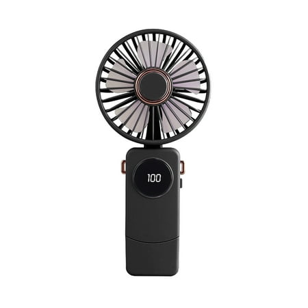 MERILER Digital Display Handheld Folding Fan with Five-Speed Settings Portable and Quiet for Student Use and Outdoors
MERILER Digital Display Handheld Folding Fan with Five-Speed Settings Portable and Quiet for Student Use and Outdoors