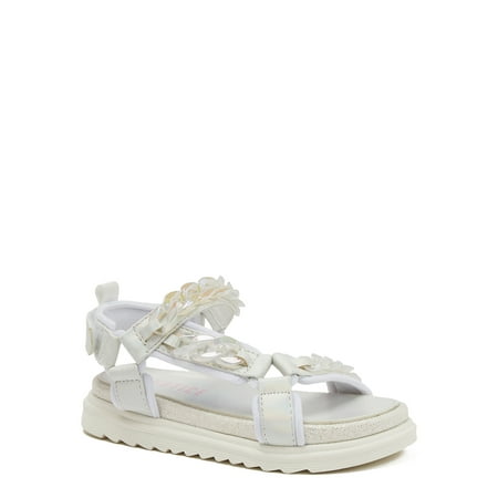 Justice Little Girl & Big Girl Chain Sandal Sizes 13-5