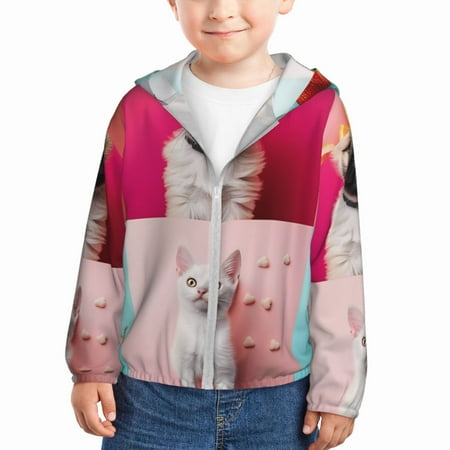 Gaeub Colorful Dog Cat Collage Print Athletic Sun Protection Hoodie for Kids Long Sleeve Outdoor UV Shirt Running Fishing Top for Boys Girls-4 Years
Gaeub Colorful Dog Cat Collage Print Athletic Sun Protection Hoodie for Kids Long Sleeve Outdoor UV Shirt Running Fishing Top for Boys Girls-4 Years