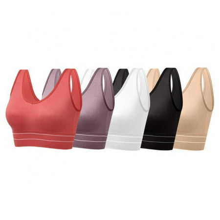 Xmarks Plus Size Racerback Sports Bras for Women High Support Large Bust - Comfortable Workout Yoga Shockproof Breathable Running Bra(5-Packs)
Xmarks Plus Size Racerback Sports Bras for Women High Support Large Bust - Comfortable Workout Yoga Shockproof Breathable Running Bra(5-Packs)