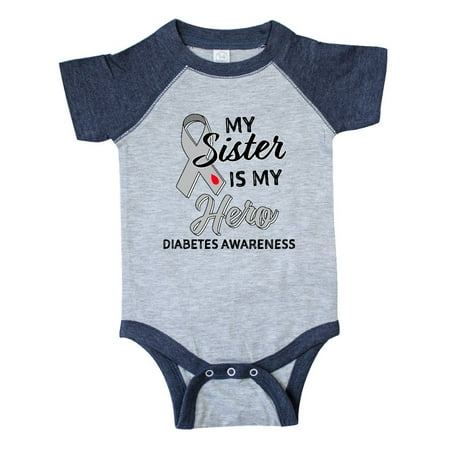 Inktastic My Sister is My Hero- Diabetes Awareness Gift Baby Boy or Baby Girl Bodysuit
Inktastic My Sister is My Hero- Diabetes Awareness Gift Baby Boy or Baby Girl Bodysuit