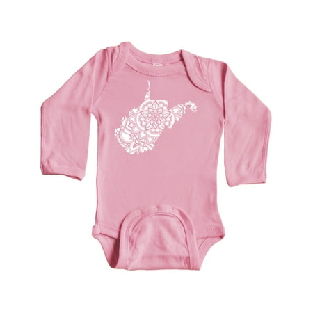 Inktastic West Virginia Silhouette Mandala Gift Baby Boy or Baby Girl Long Sleeve Bodysuit
Inktastic West Virginia Silhouette Mandala Gift Baby Boy or Baby Girl Long Sleeve Bodysuit