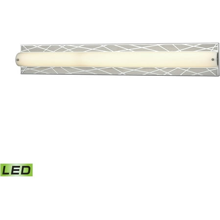 Bathroom Vanity 1 Light Fixtures With Polished Stainless and Matte Nickel Finish Metal/Glass Material Integrated Bulb 36
Bathroom Vanity 1 Light Fixtures With Polished Stainless and Matte Nickel Finish Metal/Glass Material Integrated Bulb 36
