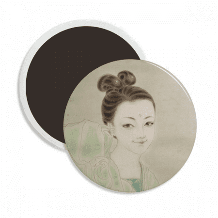 Green Chinese Traditional Beauty Painting Round Ceracs Fridge Magnet Keepsake Decoration
Green Chinese Traditional Beauty Painting Round Ceracs Fridge Magnet Keepsake Decoration