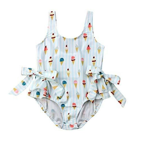 Styles I Love Toddler Girls Sweet Ice Cream Bowknot Ruffled One-Piece Swimsuit Multicolored Bathing Suit Beach Swimwear (90/12-18 Months)
Styles I Love Toddler Girls Sweet Ice Cream Bowknot Ruffled One-Piece Swimsuit Multicolored Bathing Suit Beach Swimwear (90/12-18 Months)