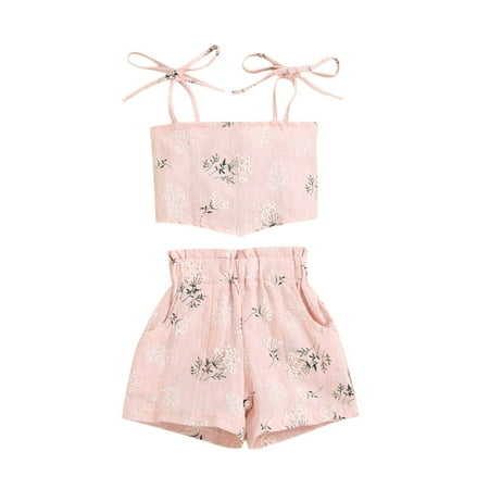 IZhansean 4 Colors Summer Baby Girls Sweet Clothes Lace Flowers Printed Sleeveless Vest Tops Elastic Shorts Sets Pink 2-3 Years
IZhansean 4 Colors Summer Baby Girls Sweet Clothes Lace Flowers Printed Sleeveless Vest Tops Elastic Shorts Sets Pink 2-3 Years