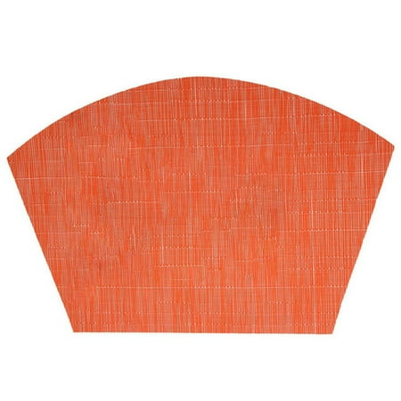 Bigstone 2 Pcs Fan-Shaped Place Mat Oil Resistant Polyester Dining Room Cup Coaster Kitchen Supplies(Orange)
Bigstone 2 Pcs Fan-Shaped Place Mat Oil Resistant Polyester Dining Room Cup Coaster Kitchen Supplies(Orange)