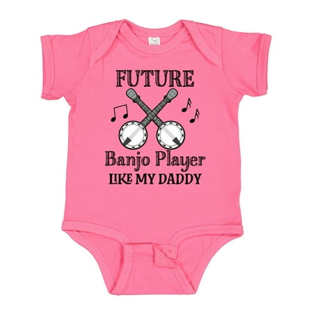 Inktastic Future Banjo Player Like Daddy Gift Baby Boy or Baby Girl Bodysuit