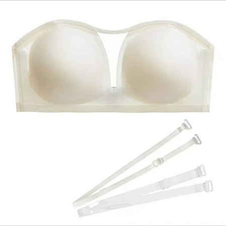 Fsqjgq Strapless Bras for Women Non Slip Sleeping Mesh Sports Bra Beautiful Back Transparent Straps Brassiere Underwear Vest Beige S
Fsqjgq Strapless Bras for Women Non Slip Sleeping Mesh Sports Bra Beautiful Back Transparent Straps Brassiere Underwear Vest Beige S
