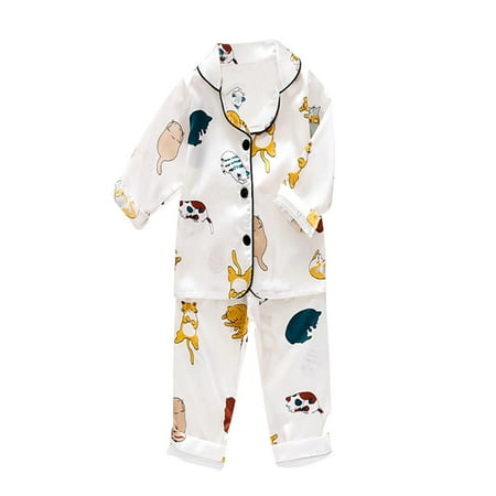 Baby Kids Boys Girls Solid Color Print Long Sleeve Pajamas+Long Sleepwear Pajamas
Baby Kids Boys Girls Solid Color Print Long Sleeve Pajamas+Long Sleepwear Pajamas