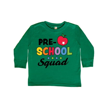 Inktastic Preschool School Squad with Apple and Star Gift Toddler Boy or Toddler Girl Long Sleeve T-Shirt
Inktastic Preschool School Squad with Apple and Star Gift Toddler Boy or Toddler Girl Long Sleeve T-Shirt