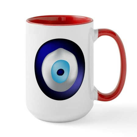 CafePress - Evil Eye Protection Large Mug - 15 oz Ceramic Large White Novelty Mug
CafePress - Evil Eye Protection Large Mug - 15 oz Ceramic Large White Novelty Mug