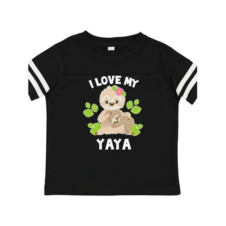 Inktastic Cute Sloth I Love My Yaya with Green Leaves Gift Toddler Boy or Toddler Girl T-Shirt
Inktastic Cute Sloth I Love My Yaya with Green Leaves Gift Toddler Boy or Toddler Girl T-Shirt