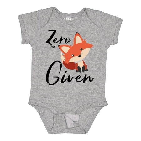 Inktastic Zero Fox Given Gift Baby Boy or Baby Girl Bodysuit