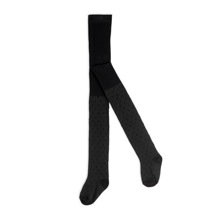 Deux par Deux Solid Tights Black Girl Kids - 7/8 Years