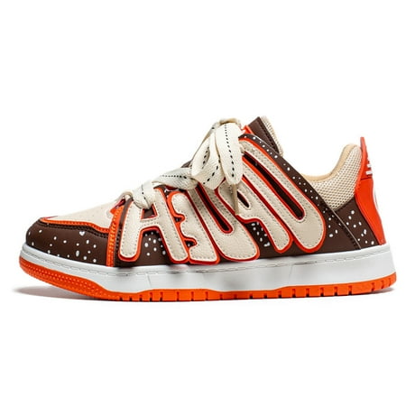 Men‘s Fashion Letter Pattern Lightweight Breathable Casual Lace-up Skate Shoes Outdoor Walking Sneakers Men‘s Footwear
Men‘s Fashion Letter Pattern Lightweight Breathable Casual Lace-up Skate Shoes Outdoor Walking Sneakers Men‘s Footwear