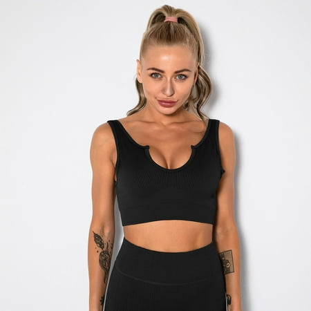 Women s seamless knitting yoga clothes Sports running fitness clothes Back gathering sports underwear
Women s seamless knitting yoga clothes Sports running fitness clothes Back gathering sports underwear