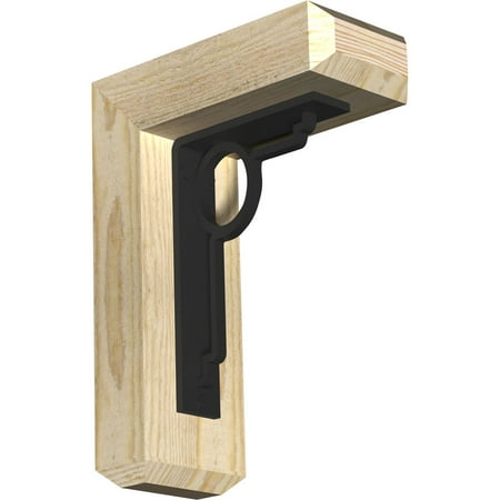 4 W x 9 1/2 D x 12 H Maria Craftsman Ironcrest Rough Sawn Bracket Douglas Fir (1 1/2 W x 5 1/2 D x 8 H Iron Bracket)
4 W x 9 1/2 D x 12 H Maria Craftsman Ironcrest Rough Sawn Bracket Douglas Fir (1 1/2 W x 5 1/2 D x 8 H Iron Bracket)