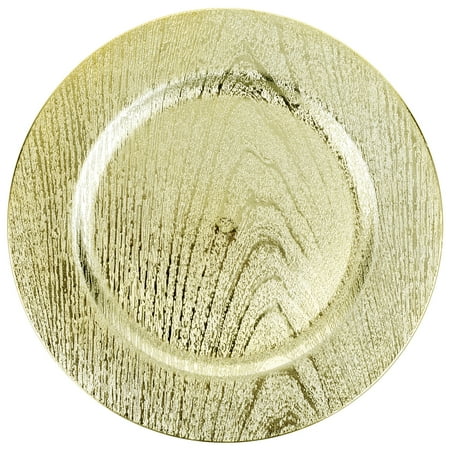 Koyal Wholesale Acrylic Metallic Gold Wood Charger Plates for Weddings Birthdays Quinceaneras Party Events Set of 4
Koyal Wholesale Acrylic Metallic Gold Wood Charger Plates for Weddings Birthdays Quinceaneras Party Events Set of 4