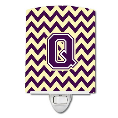 Caroline s Treasures CJ1058-QCNL Letter Q Chevron Purple and Gold Ceramic Night Light 6x4x3 multicolor
Caroline s Treasures CJ1058-QCNL Letter Q Chevron Purple and Gold Ceramic Night Light 6x4x3 multicolor