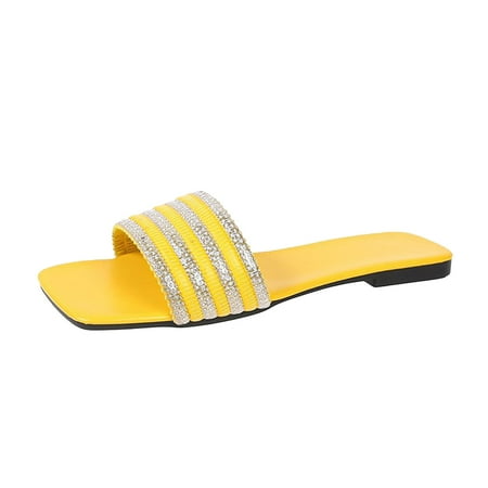 symoid Womens Slides on Clearance- Comfort Open Toe New Casual Summer Yellow Sandals Women Size 9
symoid Womens Slides on Clearance- Comfort Open Toe New Casual Summer Yellow Sandals Women Size 9