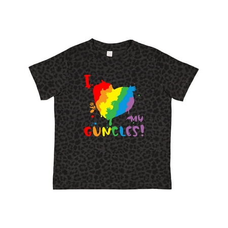 Inktastic Pride Heart Kid Finger Paint I Love My Guncles! Gift Toddler Boy or Toddler Girl T-Shirt
Inktastic Pride Heart Kid Finger Paint I Love My Guncles! Gift Toddler Boy or Toddler Girl T-Shirt