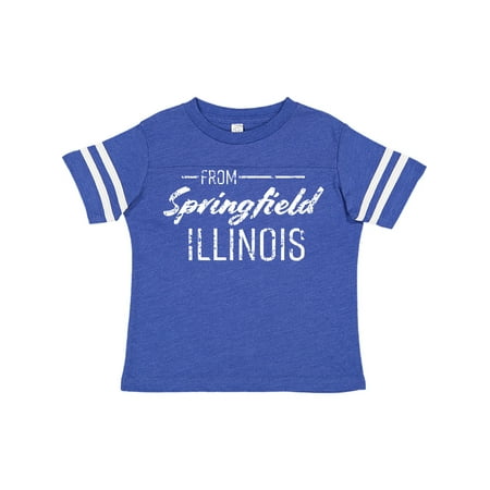 Inktastic From Springfield Illinois in White Distressed Text Gift Toddler Boy or Toddler Girl T-Shirt
Inktastic From Springfield Illinois in White Distressed Text Gift Toddler Boy or Toddler Girl T-Shirt