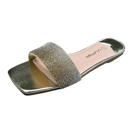 Womens Slippers 2023 Spring Low Heel Gradient Rhinestone Comfortable Lightweight Slippers
Womens Slippers 2023 Spring Low Heel Gradient Rhinestone Comfortable Lightweight Slippers