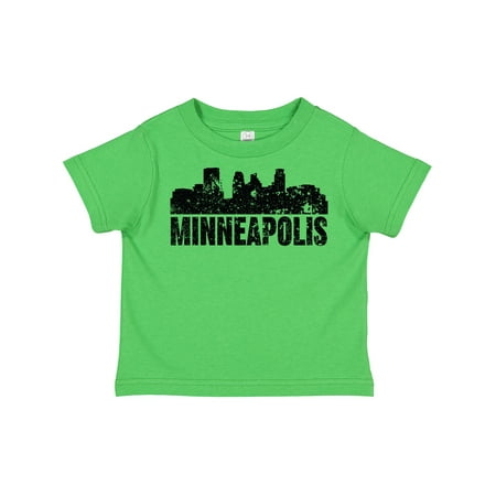 Inktastic Minneapolis Skyline Grunge Gift Toddler Boy or Toddler Girl T-Shirt