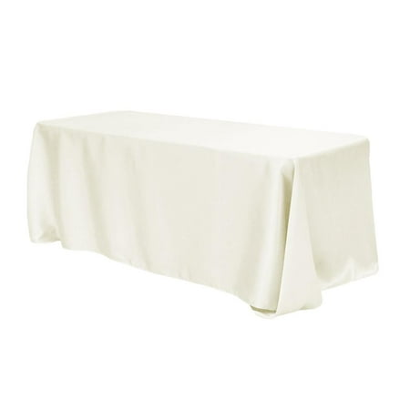 1 Pc Satin Rectangular 90 X132 Tablecloth - Ivory(Machine Washable & Dryable) For Wedding Or Event Decor
1 Pc Satin Rectangular 90 X132 Tablecloth - Ivory(Machine Washable & Dryable) For Wedding Or Event Decor