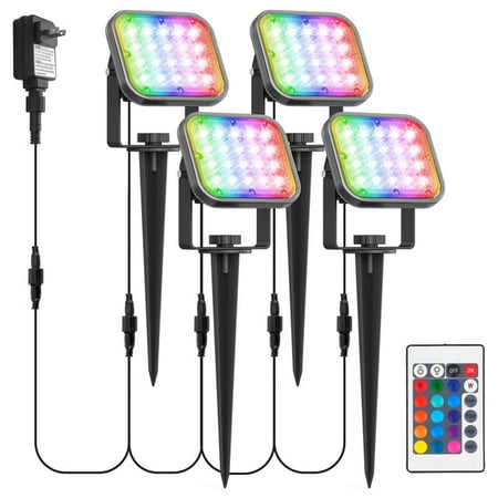 T-SUN RGB Spot Lights Outdoor 4-in-1 LED Muti-Color Landscape Spotlights With Remote Control Waterproof IP65 Lawn Lamp Path Spotlights
T-SUN RGB Spot Lights Outdoor 4-in-1 LED Muti-Color Landscape Spotlights With Remote Control Waterproof IP65 Lawn Lamp Path Spotlights