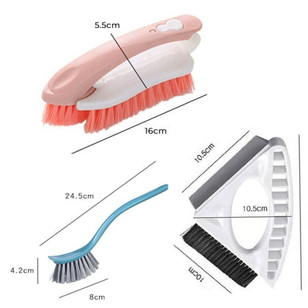 4pcs home cleaning brush tool Household Multifunctional Washing Scrub Brush Removable Kitchen Cleaning Scrubbing Brushes Soft Bristle Shoe Bathroom
4pcs home cleaning brush tool Household Multifunctional Washing Scrub Brush Removable Kitchen Cleaning Scrubbing Brushes Soft Bristle Shoe Bathroom