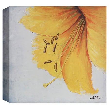 ArtMaison Canada Yellow Floral I Wall Art