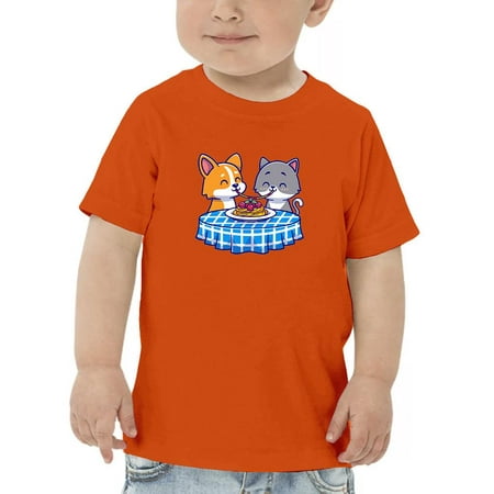 Corgi N Kitten Eating Spaguetti T-Shirt Toddler -Image by Shutterstock 2 Toddler
Corgi N Kitten Eating Spaguetti T-Shirt Toddler -Image by Shutterstock 2 Toddler