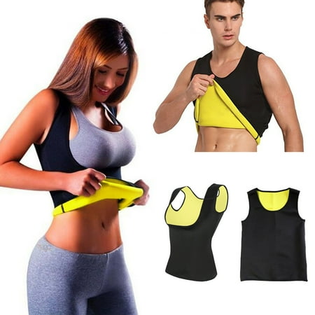 Women & Man Body Sauna Sweat Slimming Vest Neoprene Gym Yoga Thermal Shaper US