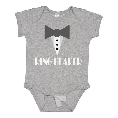 Inktastic Ring Bearer Mock Tux Tuxedo Gift Baby Boy Bodysuit