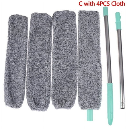 MageCrux Bedside Dust Brush Long Handle Mop Sweep Artifact Household Bed Clean Gap Bottom