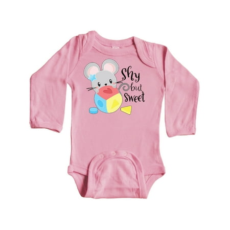Inktastic Shy but Sweet Cute Mouse with Toy Block Gift Baby Boy or Baby Girl Long Sleeve Bodysuit
Inktastic Shy but Sweet Cute Mouse with Toy Block Gift Baby Boy or Baby Girl Long Sleeve Bodysuit