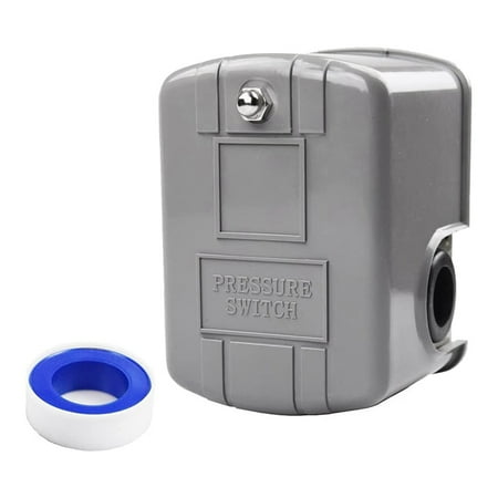 1/4NPT Internal Thread 40-60Psi Water Pressure Switch Adjustable Double Spring Rod 110V-230V with Sealing Tape
1/4NPT Internal Thread 40-60Psi Water Pressure Switch Adjustable Double Spring Rod 110V-230V with Sealing Tape
