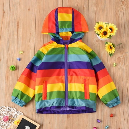 Juebong Infant Baby Boys Girls Gifts Toddler Kids Baby Grils Boys Long Sleeve Rainbow Stripe Hooded Coat Tops Outfits
Juebong Infant Baby Boys Girls Gifts Toddler Kids Baby Grils Boys Long Sleeve Rainbow Stripe Hooded Coat Tops Outfits