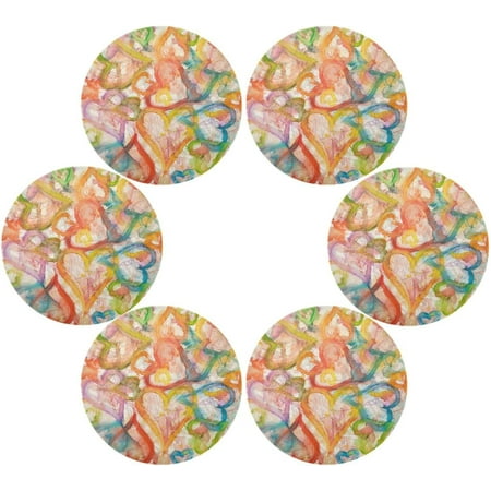 Coolnut Valentine s Day Love Heart Round Placemats Set of 6 Non-Slip Heat Resistant Washable Table Mats for Kitchen Dining Table Decoration 15.4 Inch
Coolnut Valentine s Day Love Heart Round Placemats Set of 6 Non-Slip Heat Resistant Washable Table Mats for Kitchen Dining Table Decoration 15.4 Inch