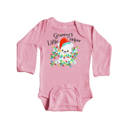 Inktastic Granny s Little Helper Cute Polar Bear with Christmas Lights Gift Baby Boy or Baby Girl Long Sleeve Bodysuit
Inktastic Granny s Little Helper Cute Polar Bear with Christmas Lights Gift Baby Boy or Baby Girl Long Sleeve Bodysuit