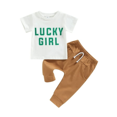 Toddler Kids Baby Girl Boy Summer Outfits Short Sleeve Letter Print T-Shirt Top Solid Pants Set
Toddler Kids Baby Girl Boy Summer Outfits Short Sleeve Letter Print T-Shirt Top Solid Pants Set