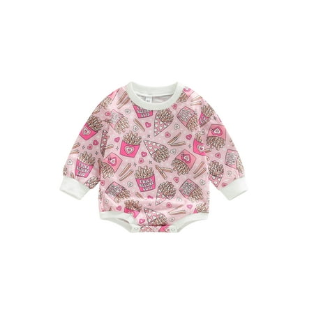 Infant Girl Valentine Outfits Long Sleeve Romper Love Bodysuit One Piece Jumpsuit Spring Onesie
Infant Girl Valentine Outfits Long Sleeve Romper Love Bodysuit One Piece Jumpsuit Spring Onesie